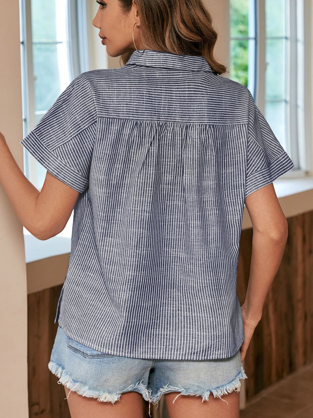 Women Striped Casual Shirt