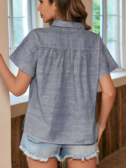 Women Striped Casual Shirt