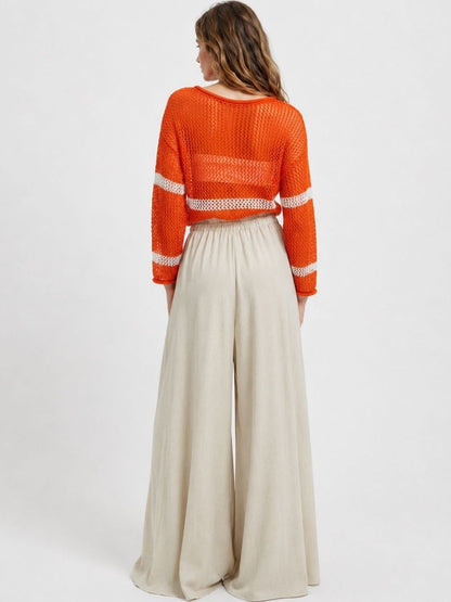 Women Relaxed Loose Fit High-Rise Trousers