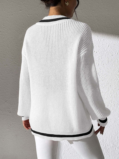 Women Ribbed Pullover