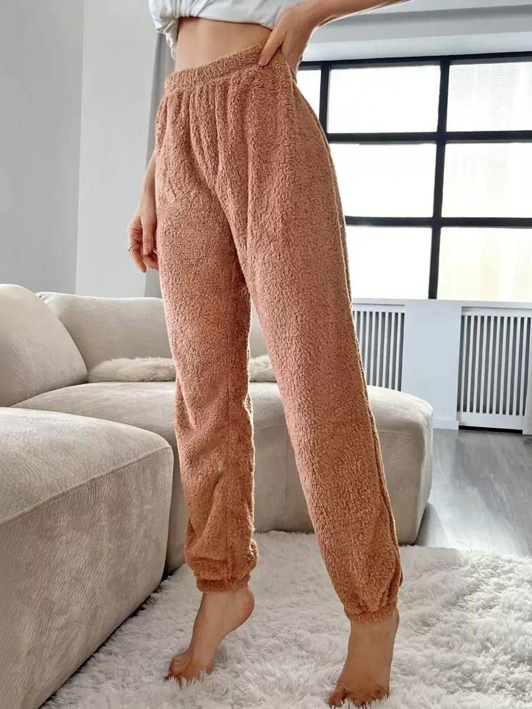 NOWI Women High-Rise Easy Wash Trousers