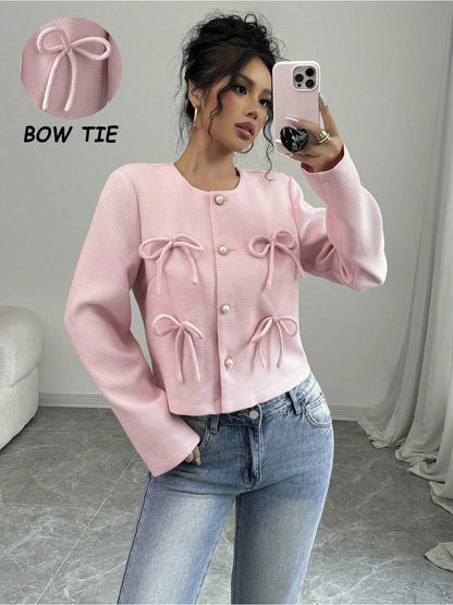 Women Open Front Jacket