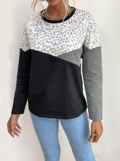 Women Colourblocked Sweatshirt