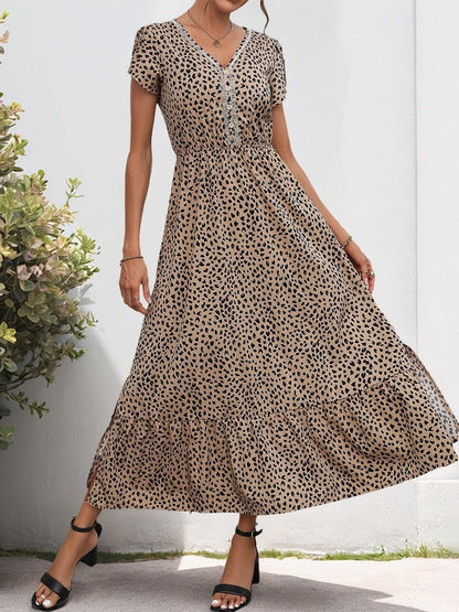 Animal Print Midi Dress