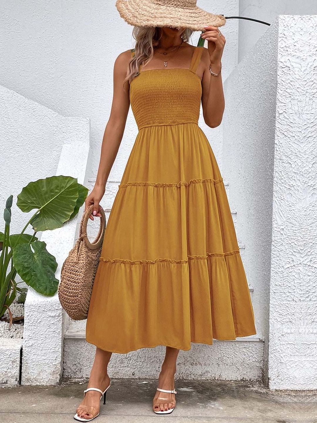 NOWI A-Line Midi Dress