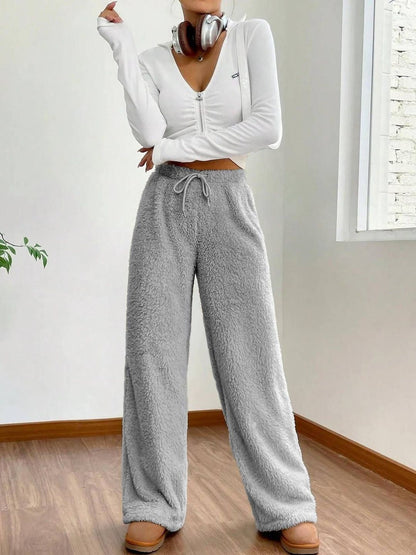 Women High-Rise Easy Wash Trousers