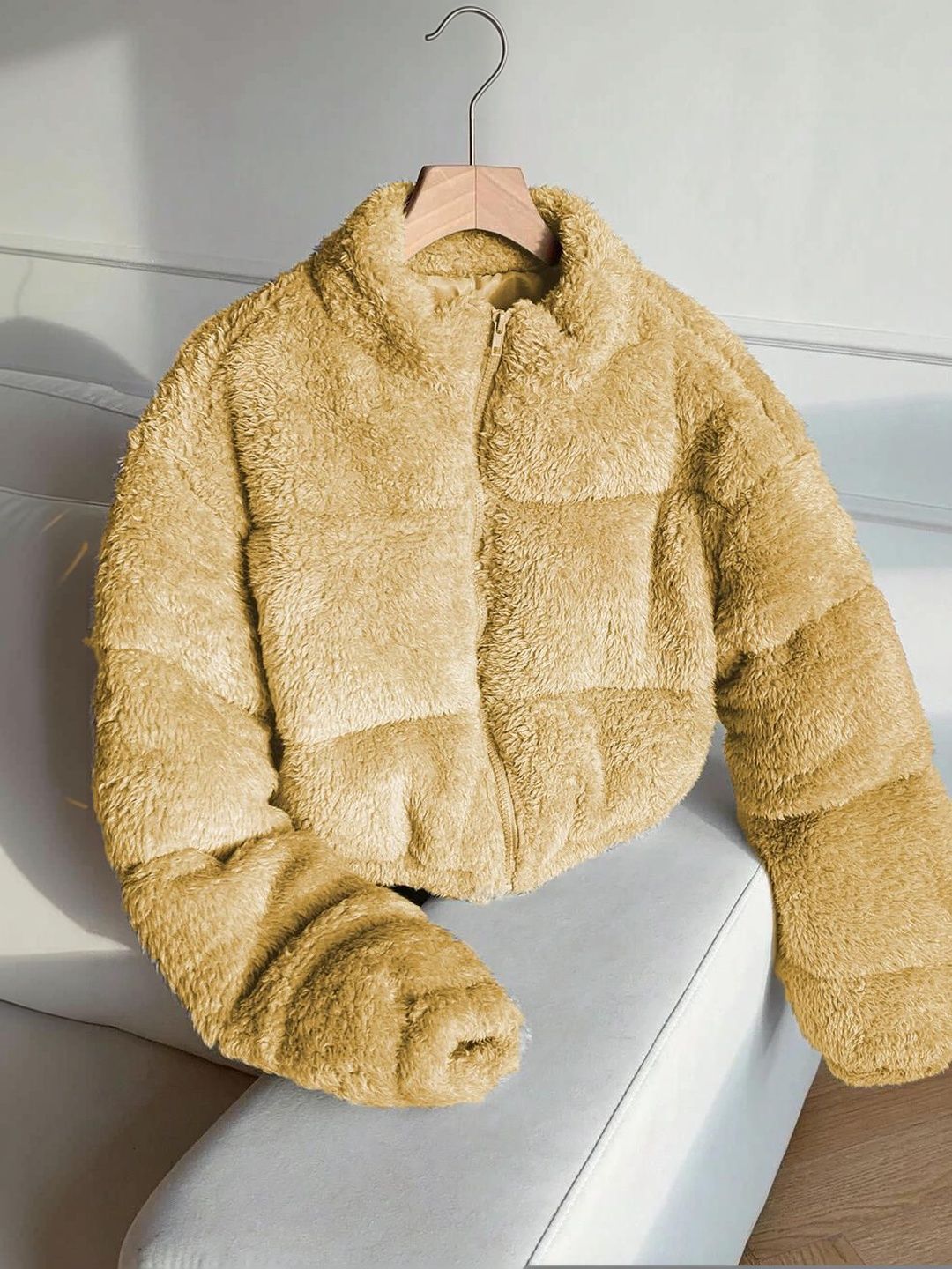 NOWI Women Woollen Puffer Jacket