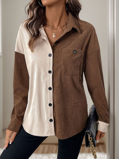 Women Colourblocked Casual Shirt