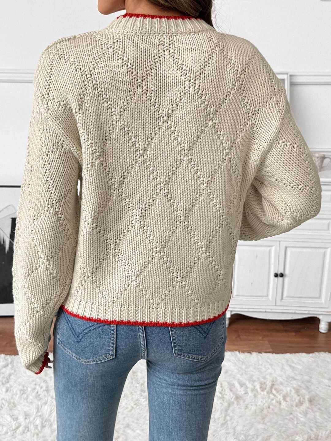 Women's Nowi Women Printed Pullover Blend Regular Fit