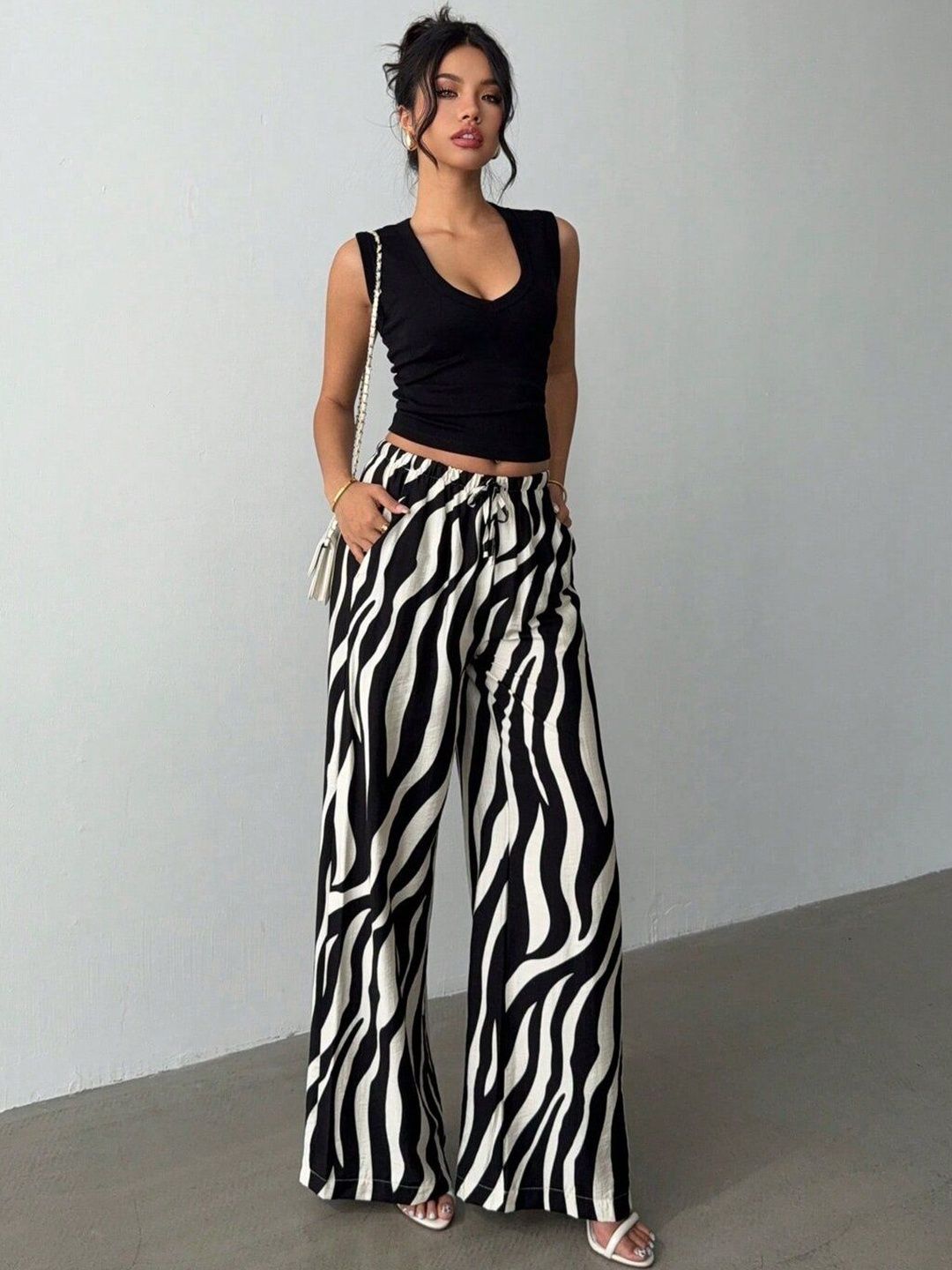 Women Animal Printed Trousers