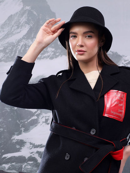 Nowi Printed Double Breasted Coats