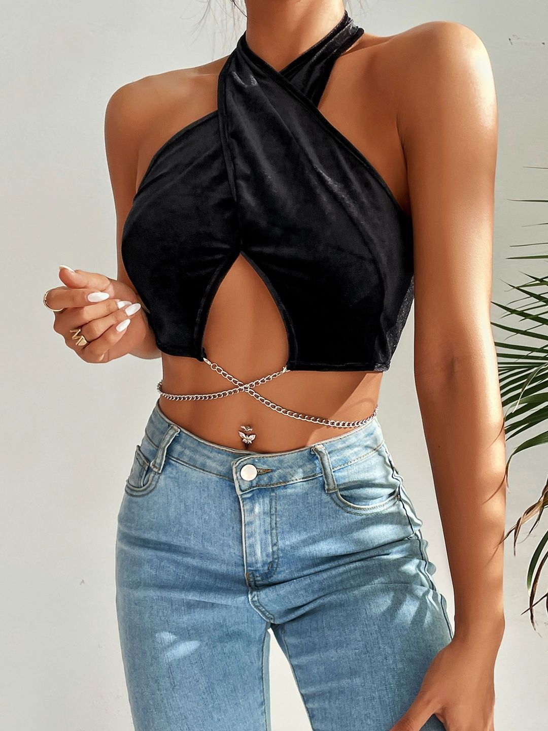 Halter Neck Crop Top