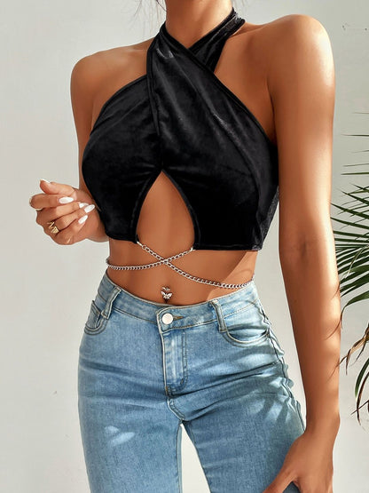 Halter Neck Crop Top