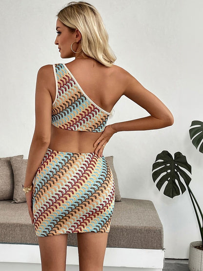 Print Bodycon Mini Dress