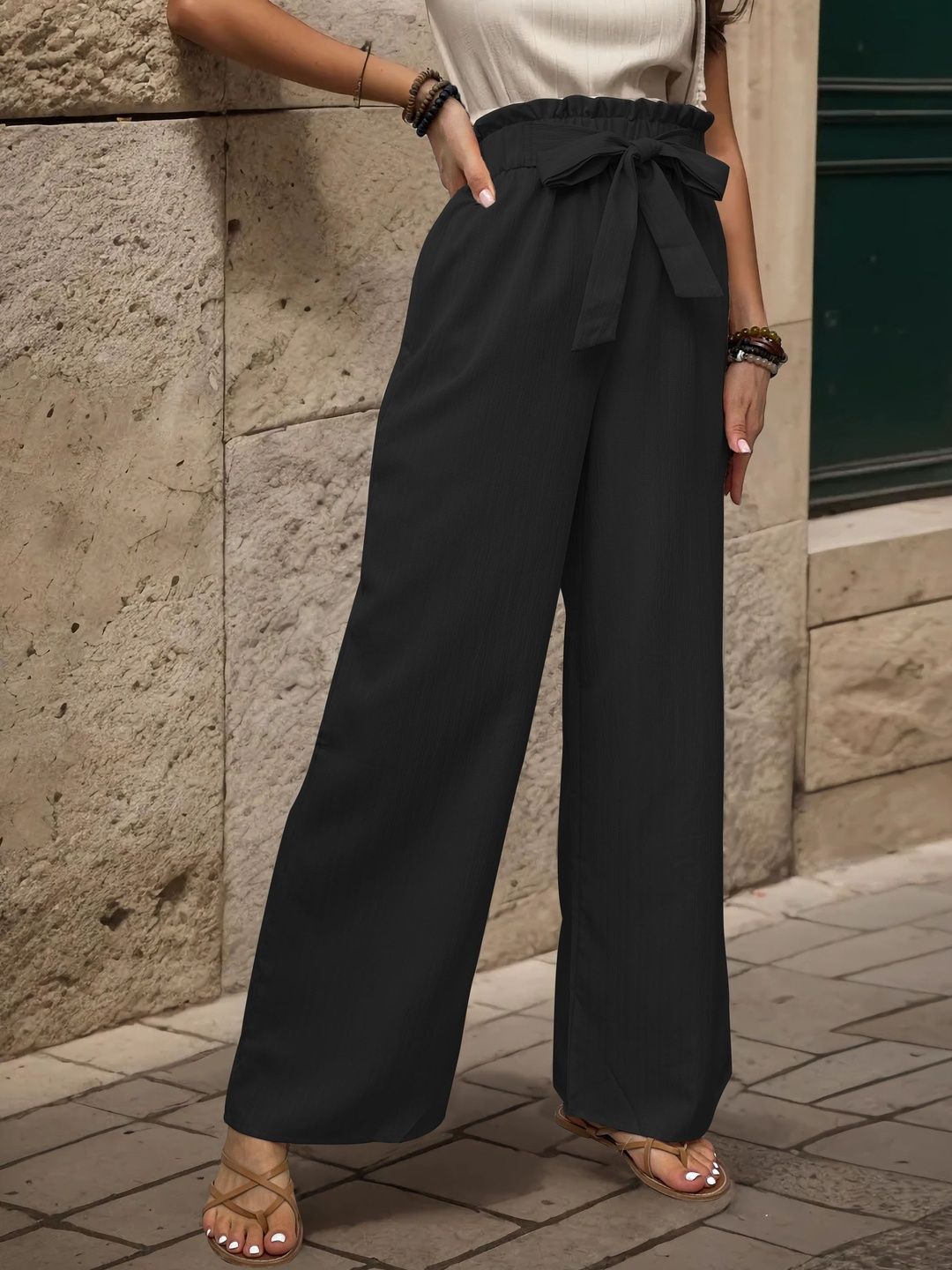 Women High-Rise Non Iron Trousers