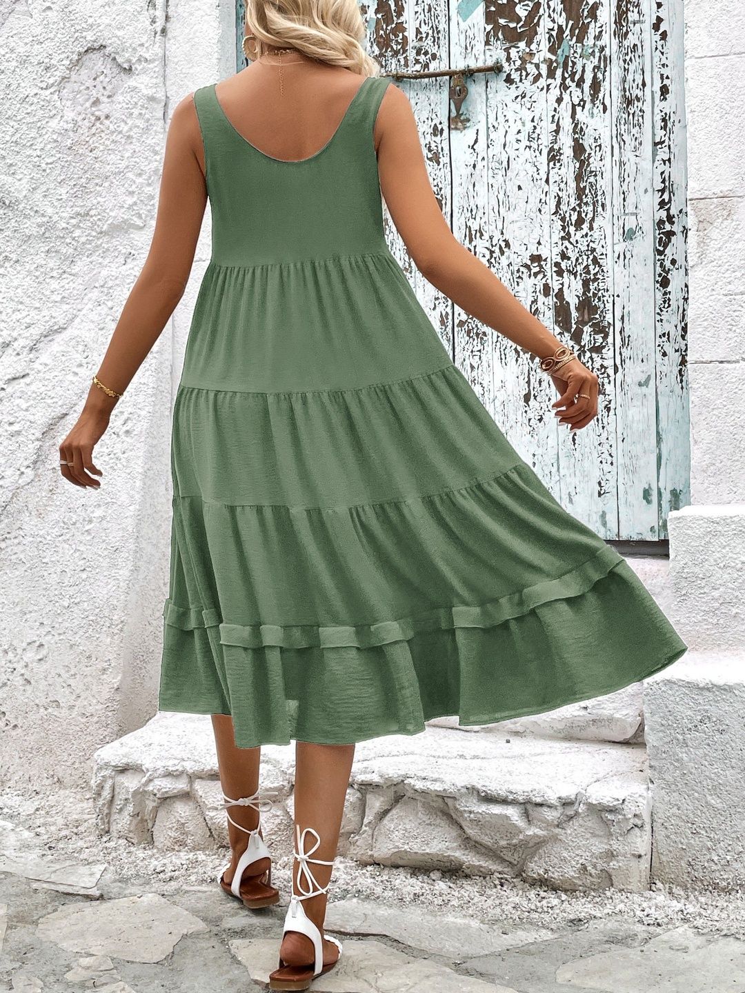 Fit & Flare Midi Dress
