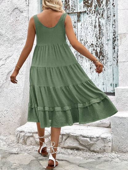 Fit & Flare Midi Dress