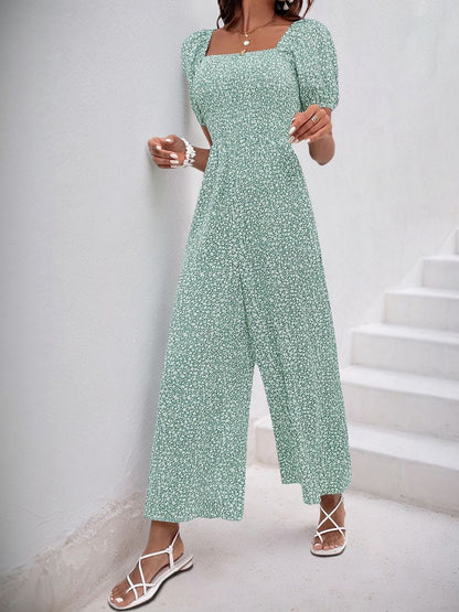 Printed Basic Jumpsuit