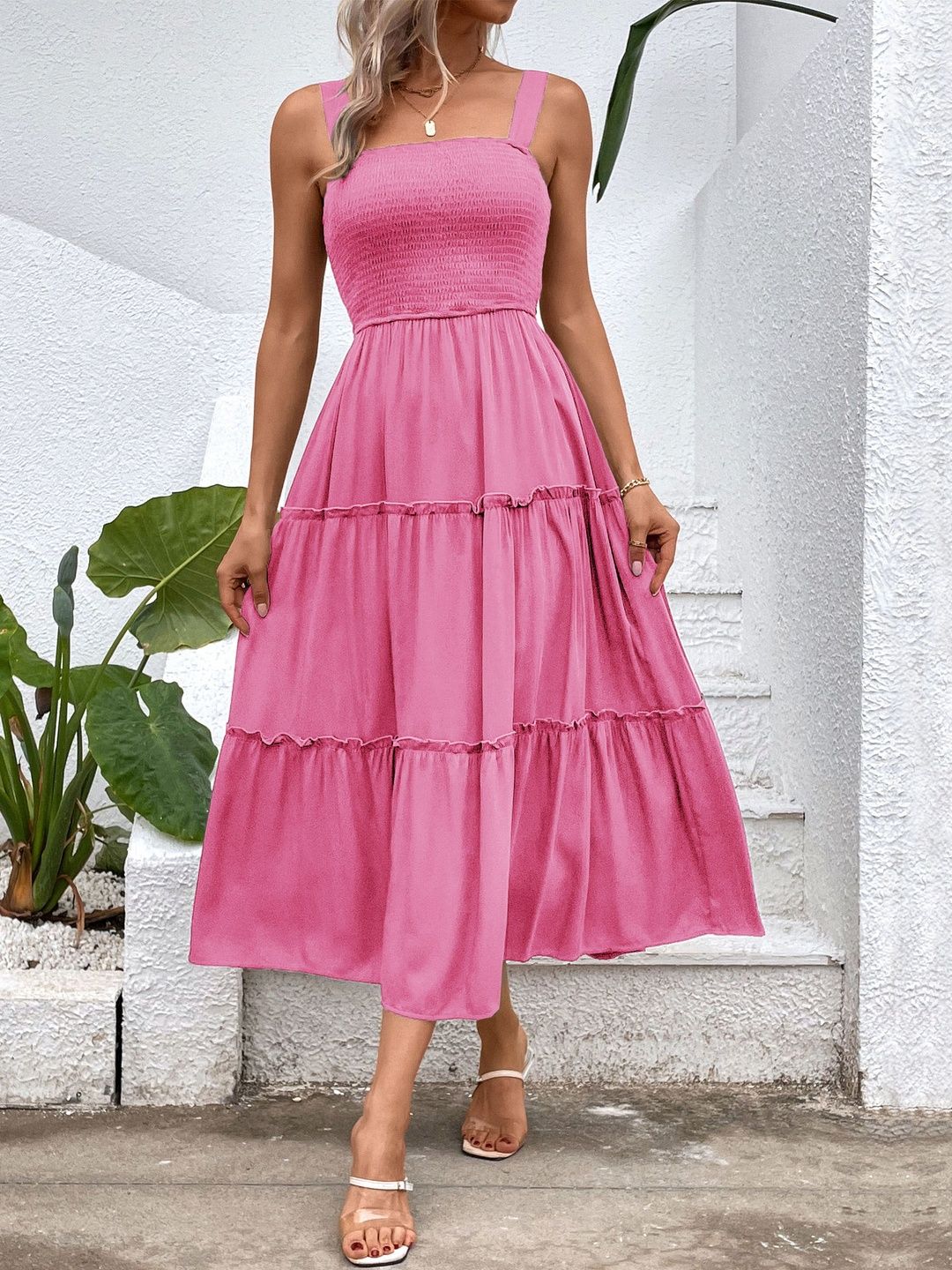 Fit & Flare Midi Dress