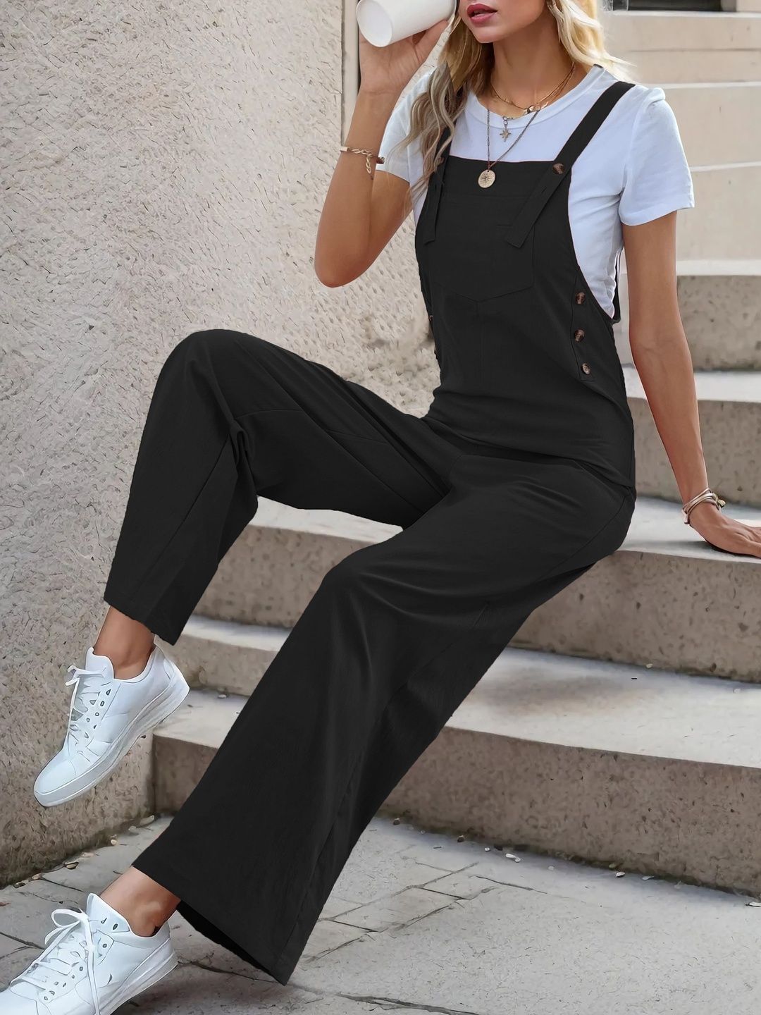 Basic Jumpsuit with Applique