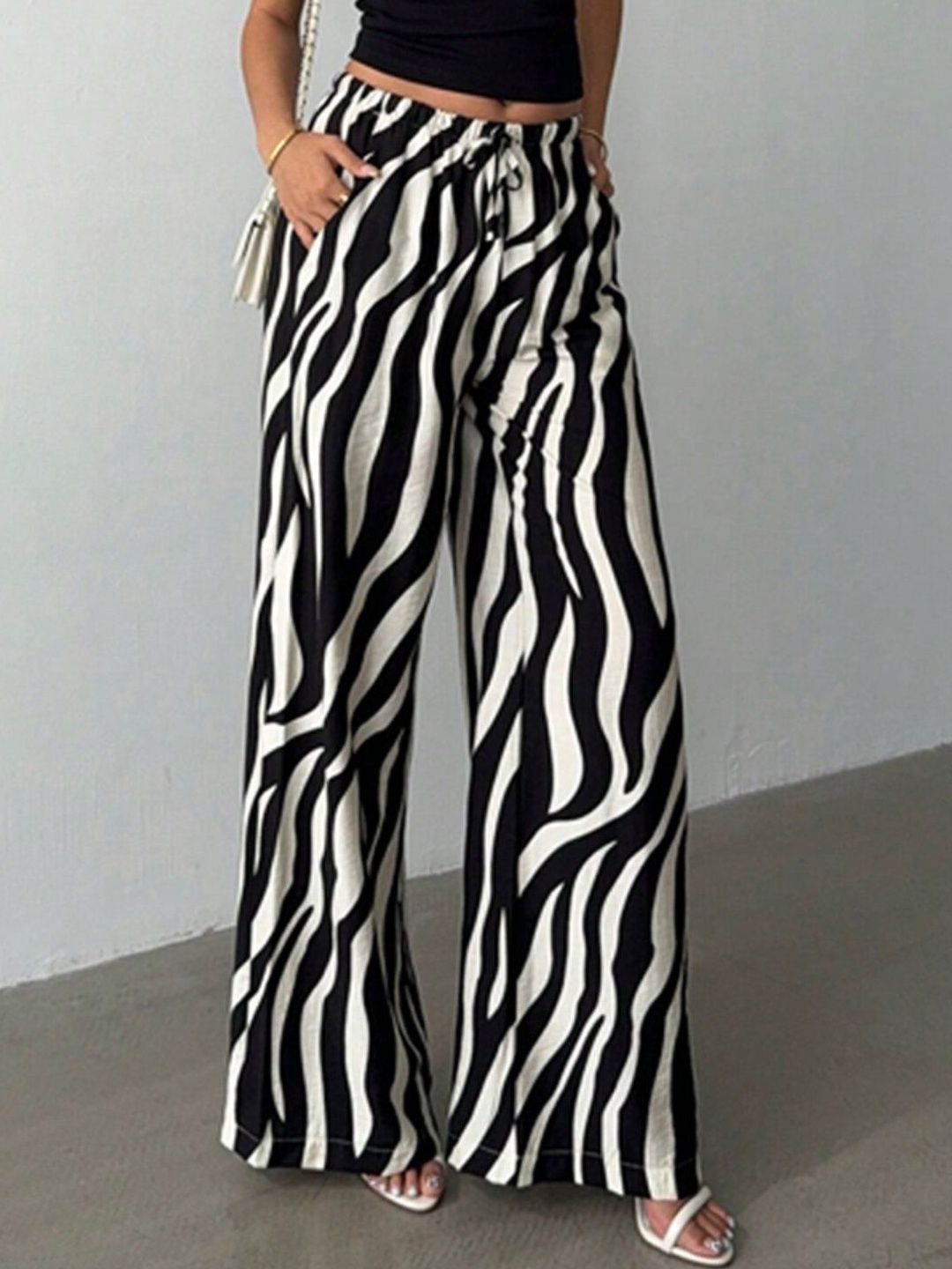 Women Animal Printed Trousers