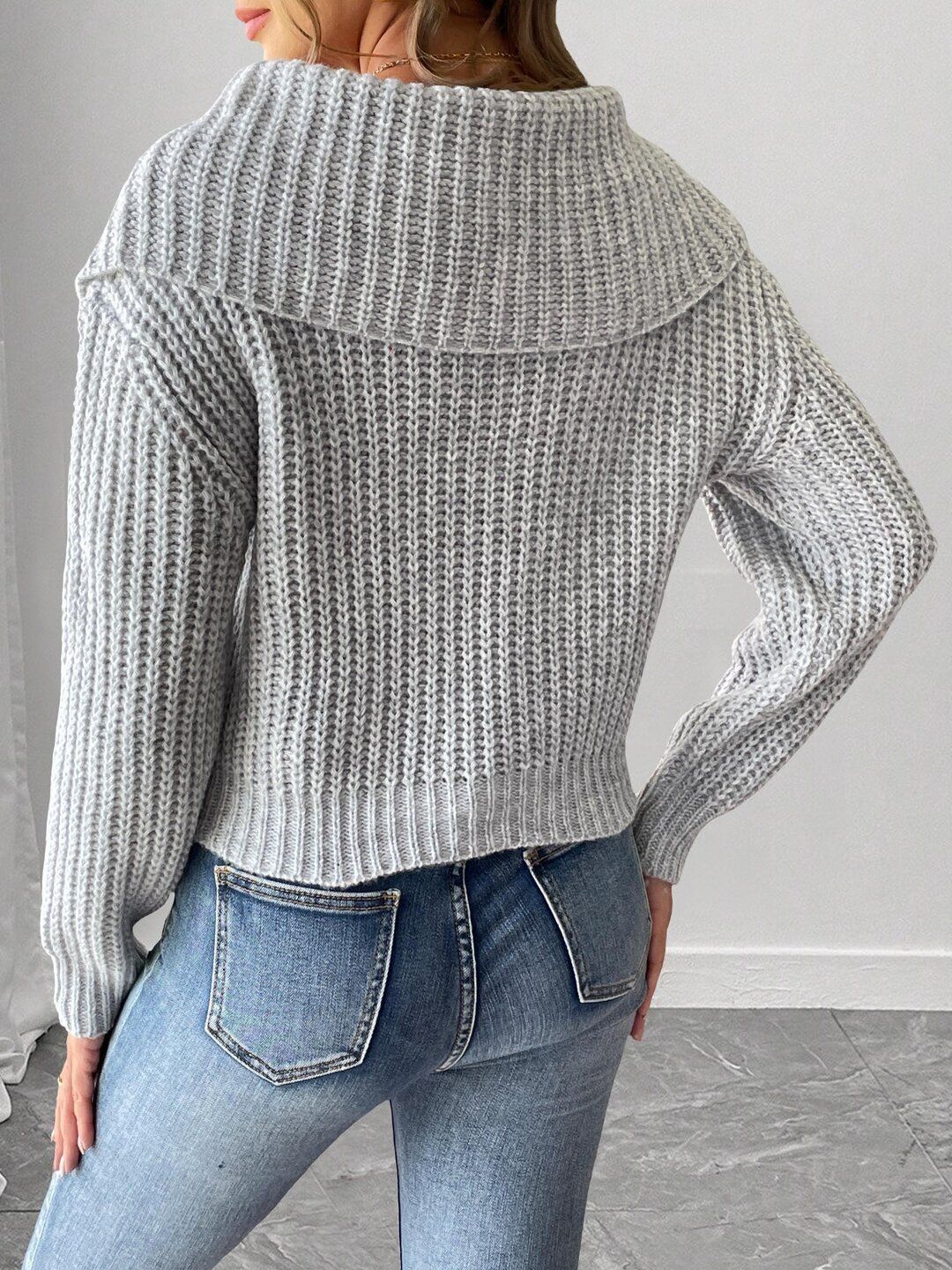 Women Ribbed Pullover