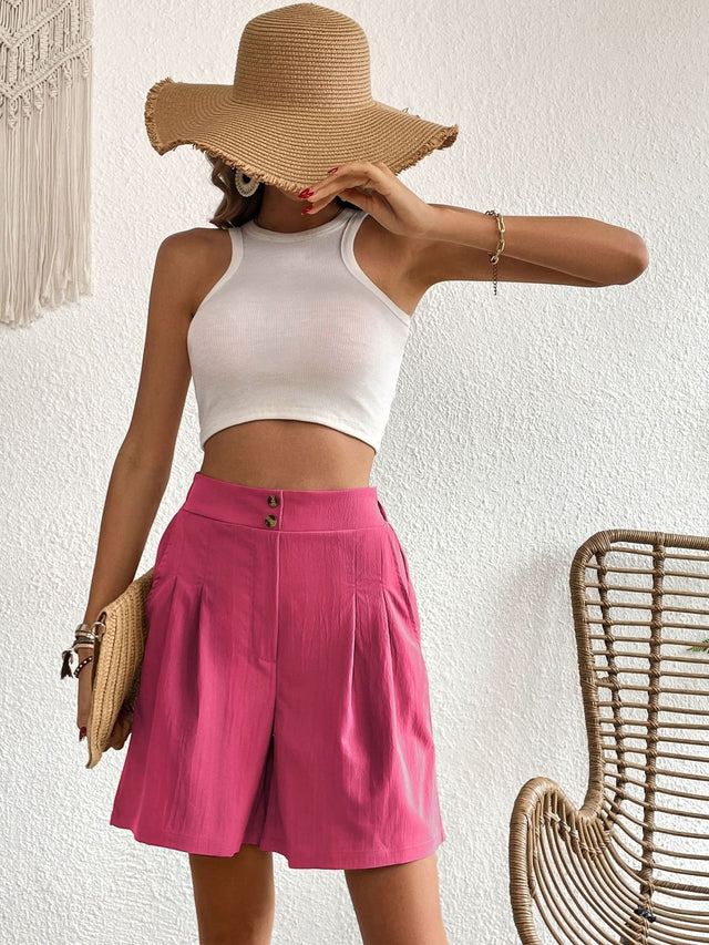 Fashion Shorts in Pink - Nowi Korean Fashion