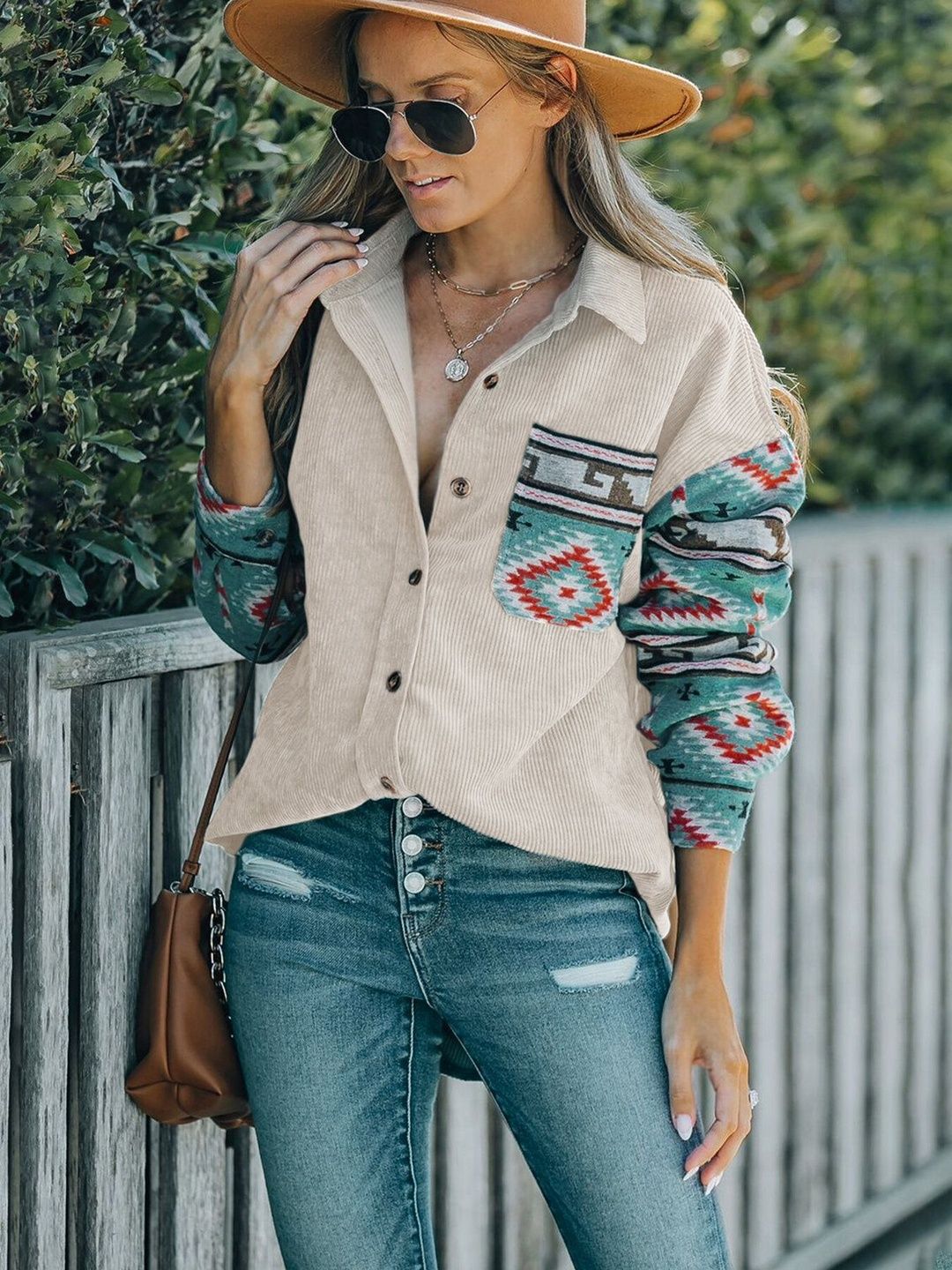 Women Colourblocked Casual Shirt