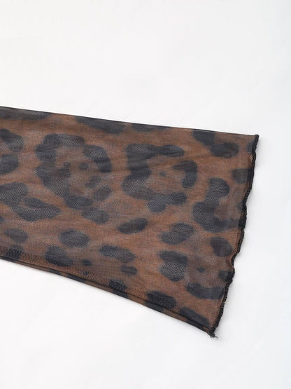 Printed V-Neck Bodysuit