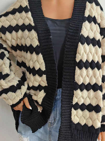 Women Colourblocked Cardigan