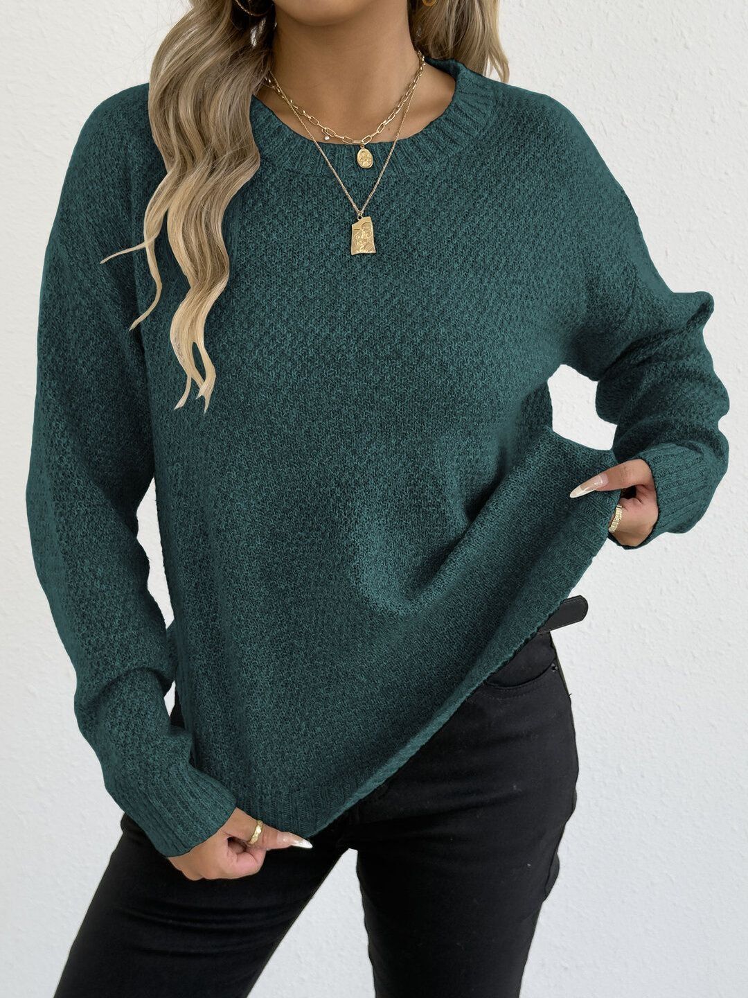 Women Boucle Pullover