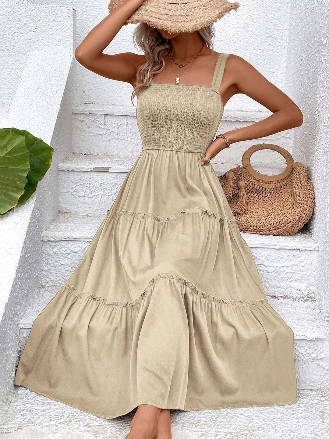 NOWI A-Line Midi Dress