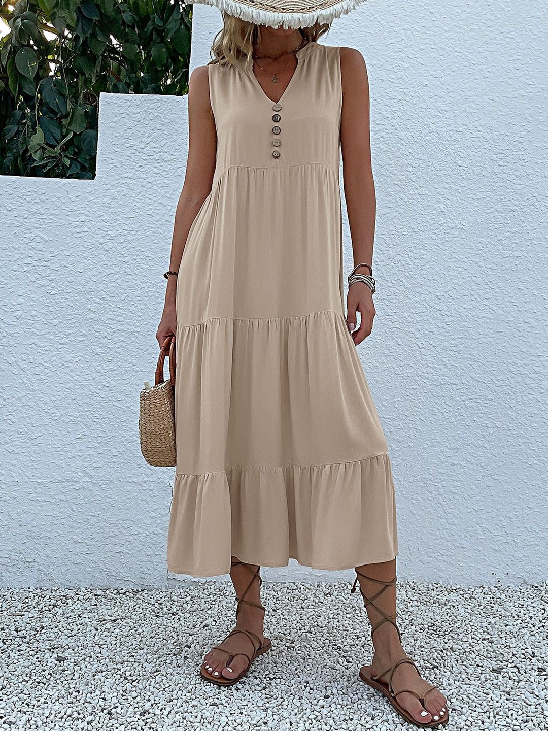 A-Line Midi Dress