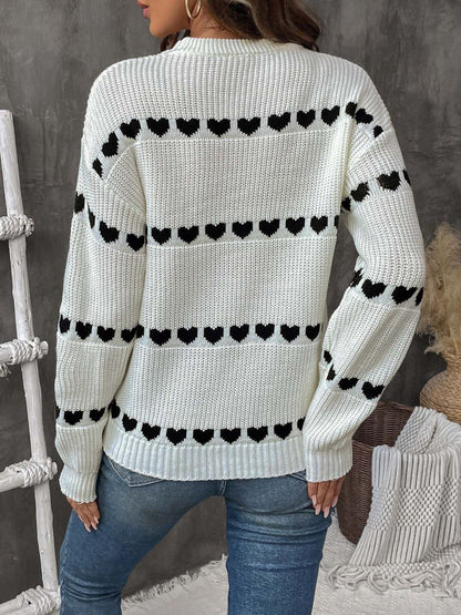 NOWI Women Printed Round Neck Pullover