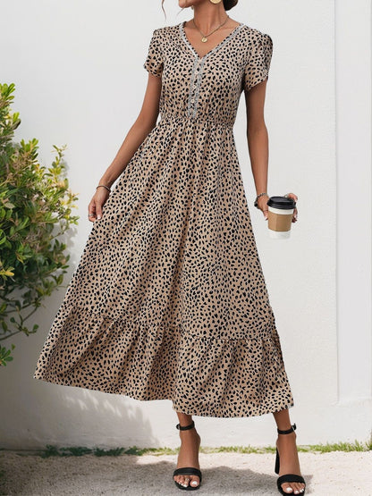 Animal Print Midi Dress