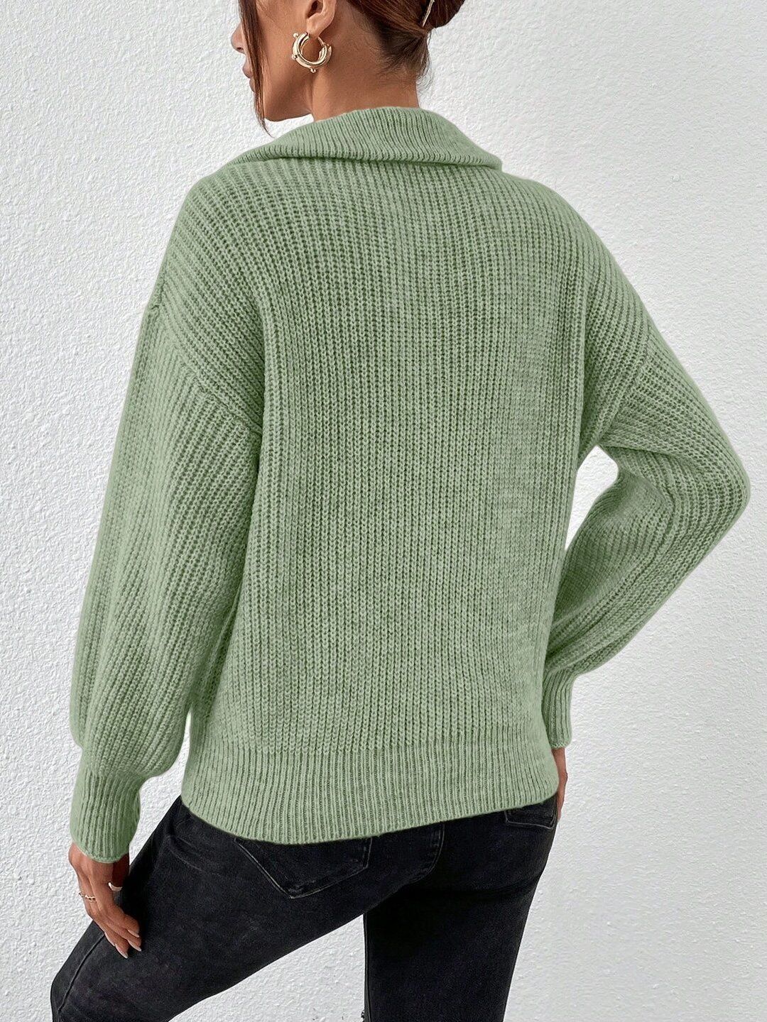 Women Ribbed Pullover