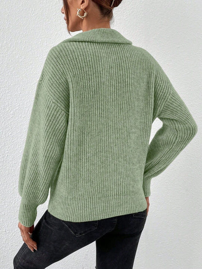 Women Ribbed Pullover
