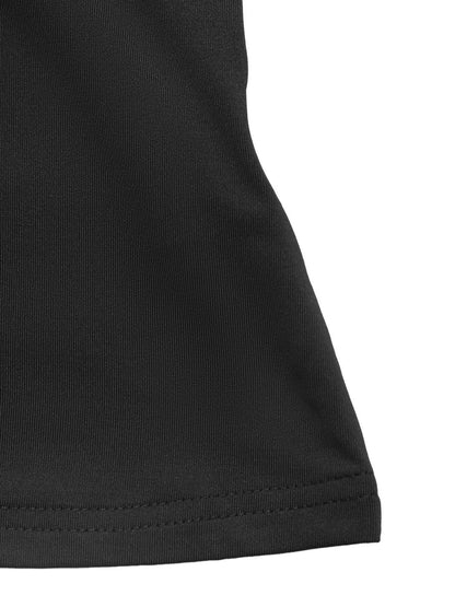 Women's Black Floral Embroidered Cotton Top