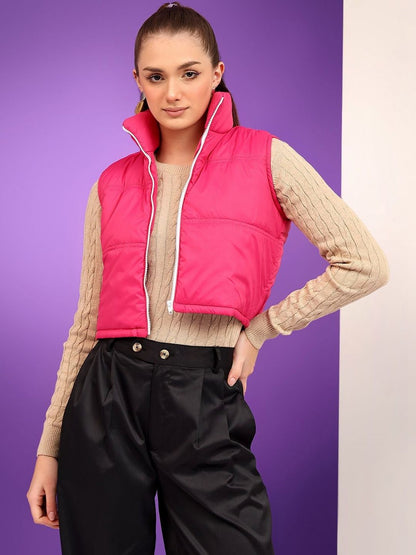 NOWI Women Lightweight Crop Puffer Jacket