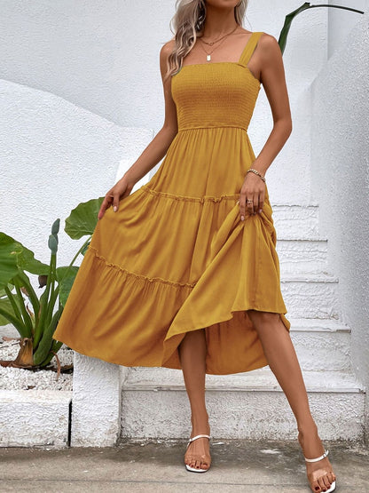 Liva A-Line Midi Dress