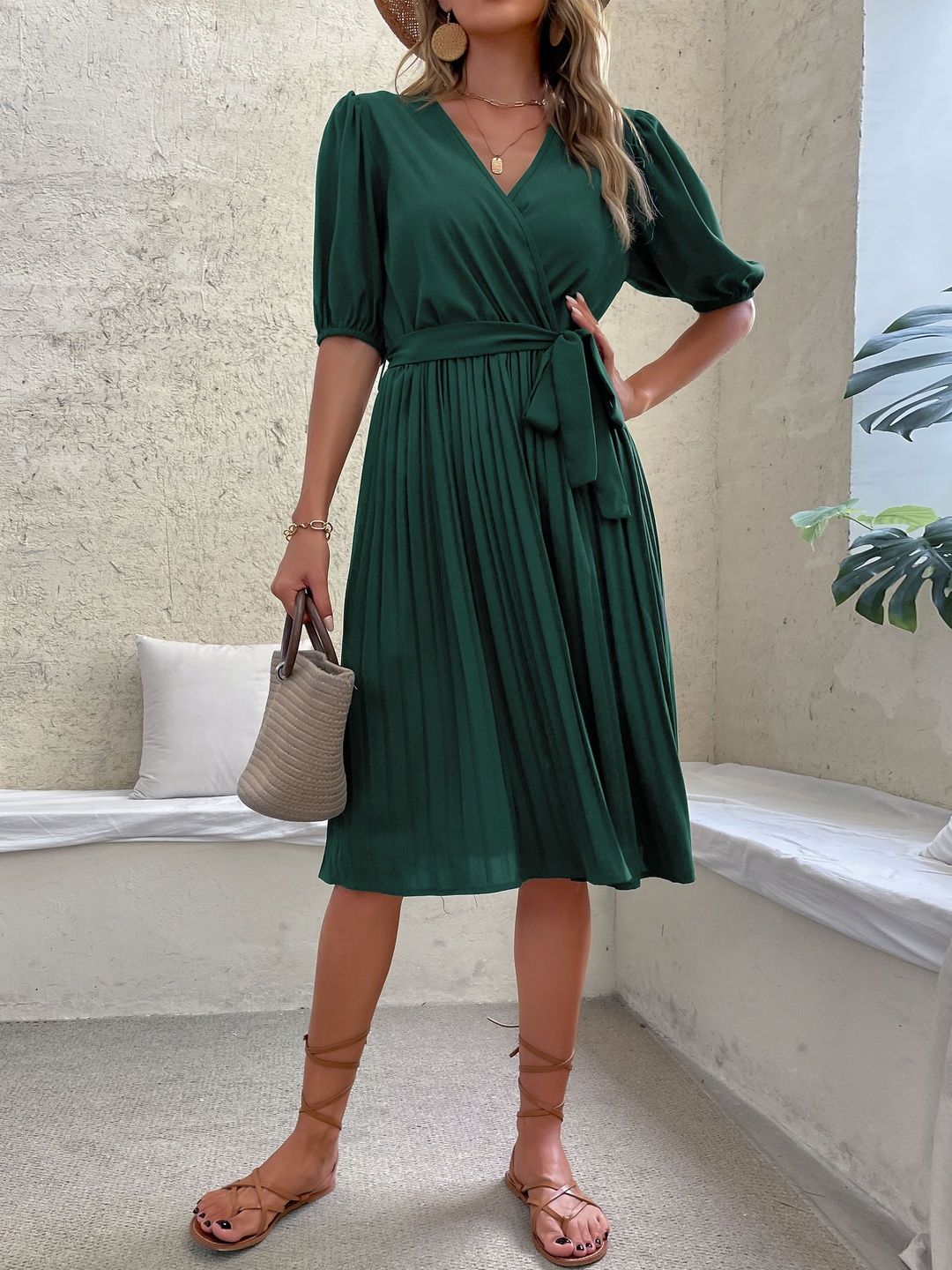 Puff Sleeve Dress