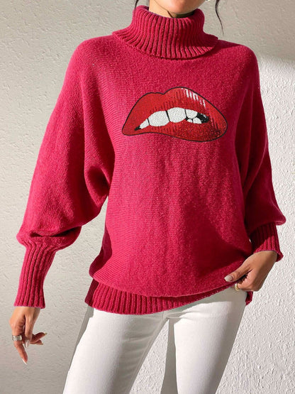 Women Printed Pullover with Embellished Detail