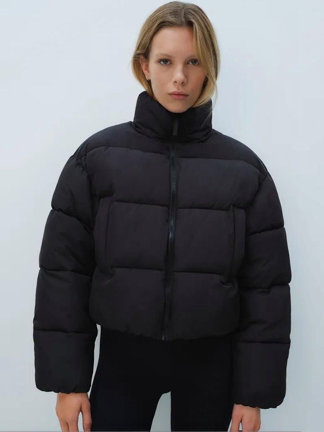 NOWI Women Lightweight Crop Puffer Jacket