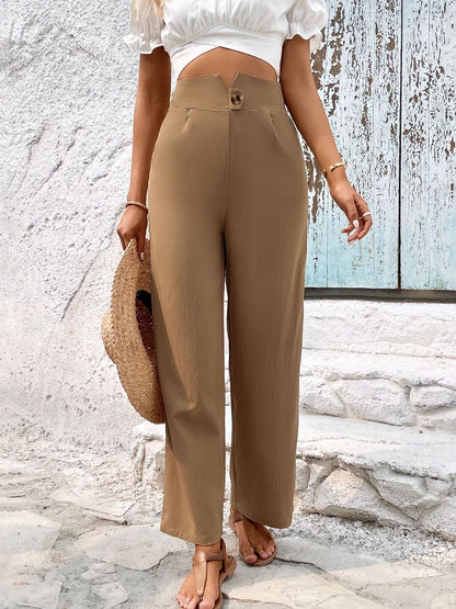 Women High-Rise Non Iron Trousers