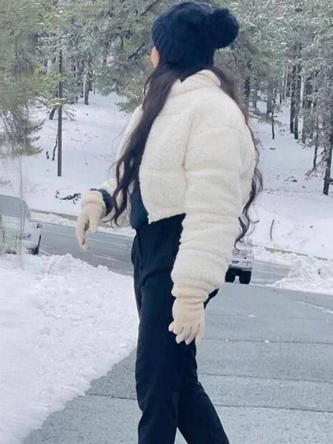 NOWI Women Lightweight Crop Puffer Jacket