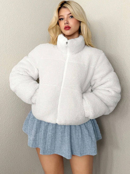 NOWI Women Woollen Lightweight Puffer Jacket