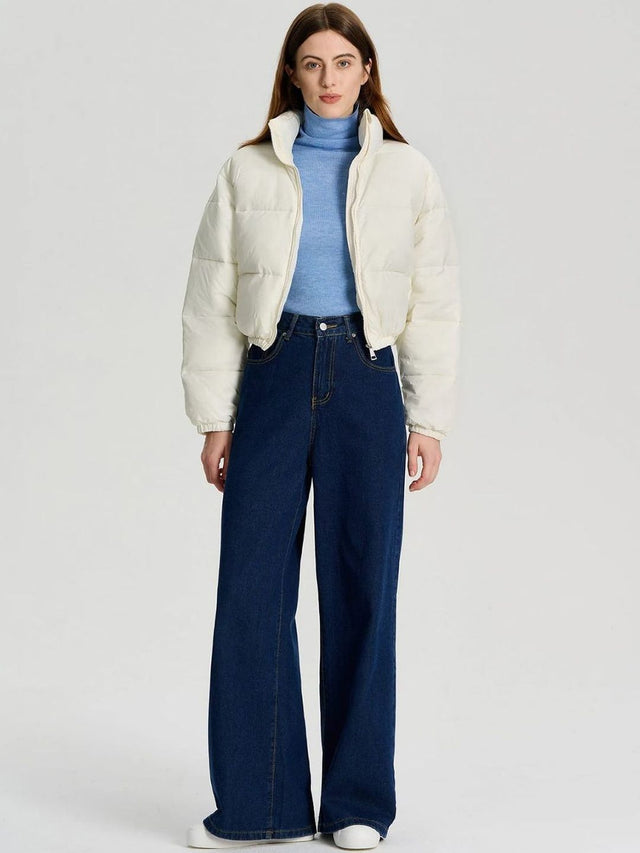 NOWI Women Lightweight Crop Puffer Jacket