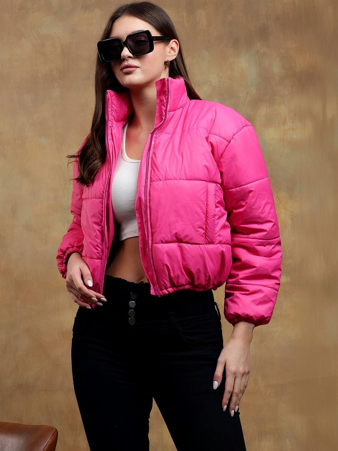 NOWI Women Lightweight Crop Puffer Jacket