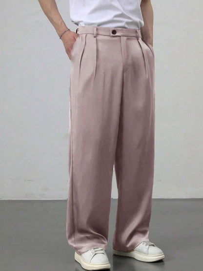 Men Pleated Trousers