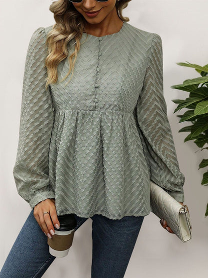 NOWI Peplum Top - Nowi Korean Fashion